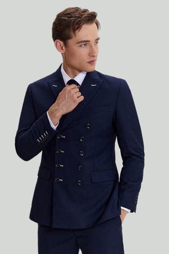 zweireihiger blazer herren|Zweireihige Blazer für Herren